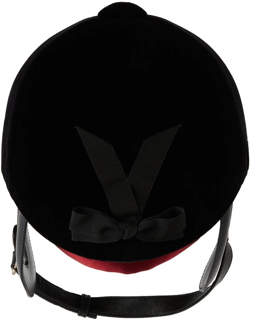 商品Gucci|Black Velvet Equestrian Ambassador Helmet,价格¥16344,第2张图片详细描述