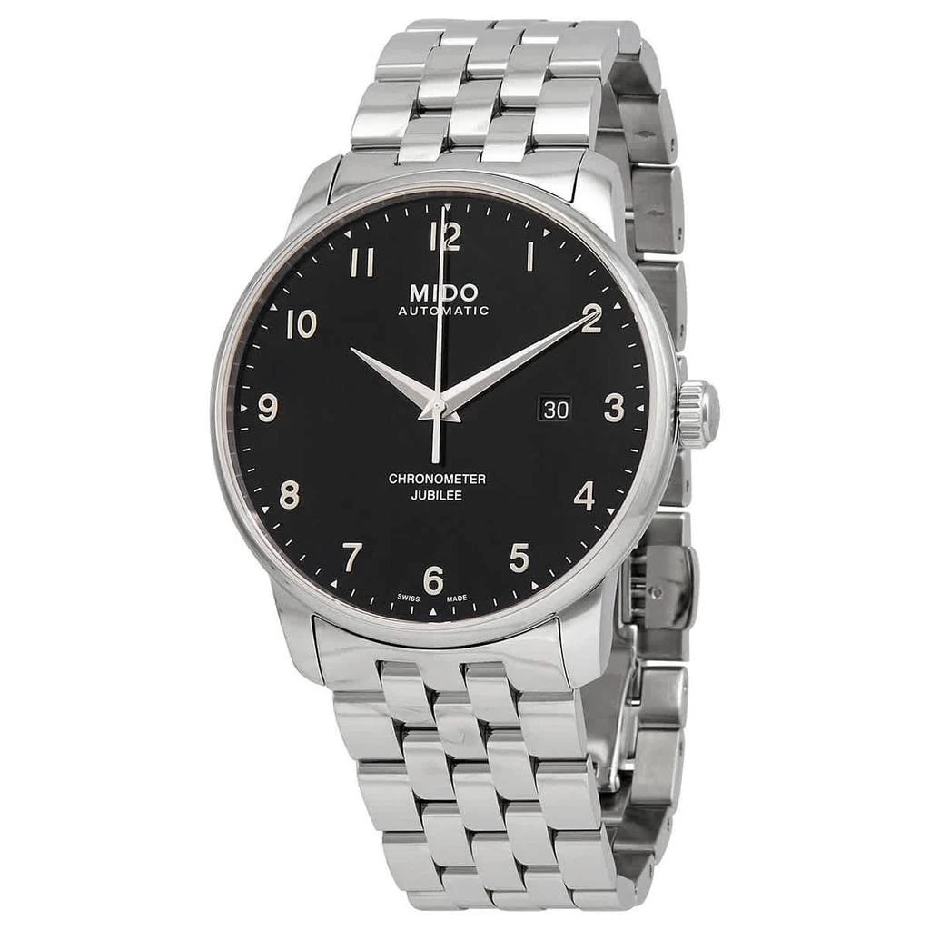商品MIDO|Baroncelli Jubilee Automatic Chronometer Black Dial Men's Watch M0376081105200,价格¥3473,第1张图片