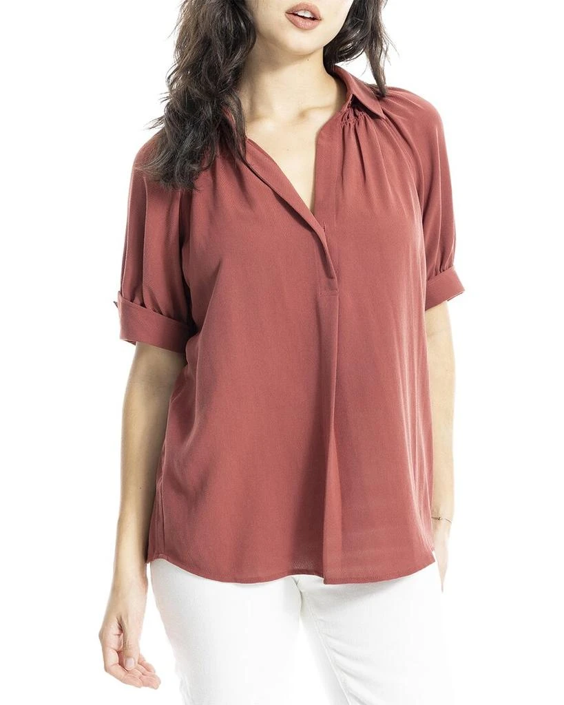 商品Max Studio|Collared Top,价格¥172,第1张图片