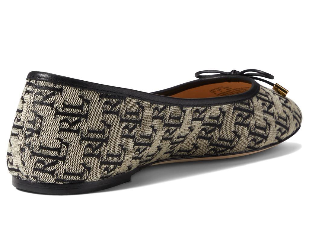 商品Ralph Lauren|Jayna II Monogram Jacquard Ballet Flat,价格¥459,第7张图片详细描述