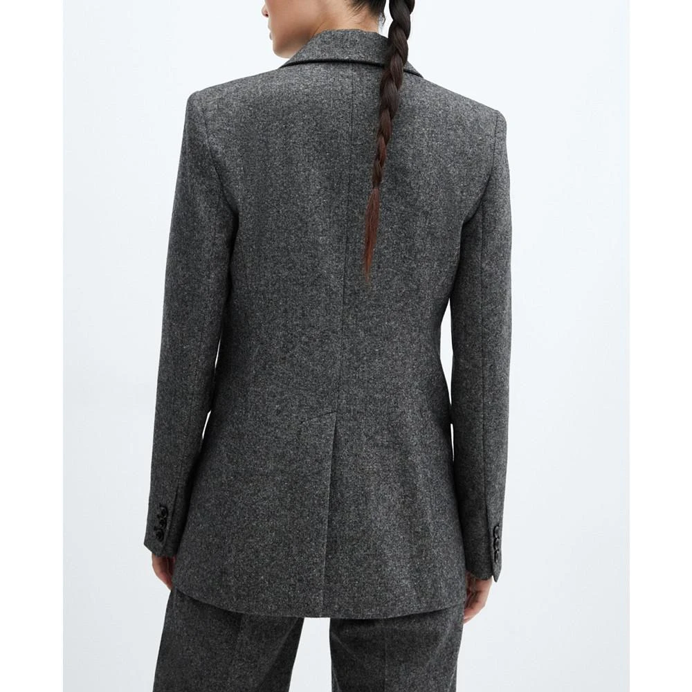 商品Mango|Women's Wool Suit Blazer,价格¥615,第2张图片详细描述