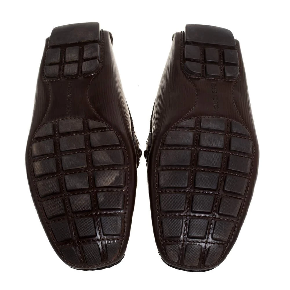 Louis Vuitton Brown Leather Monte Carlo Slip On Loafers Size 41.5 商品