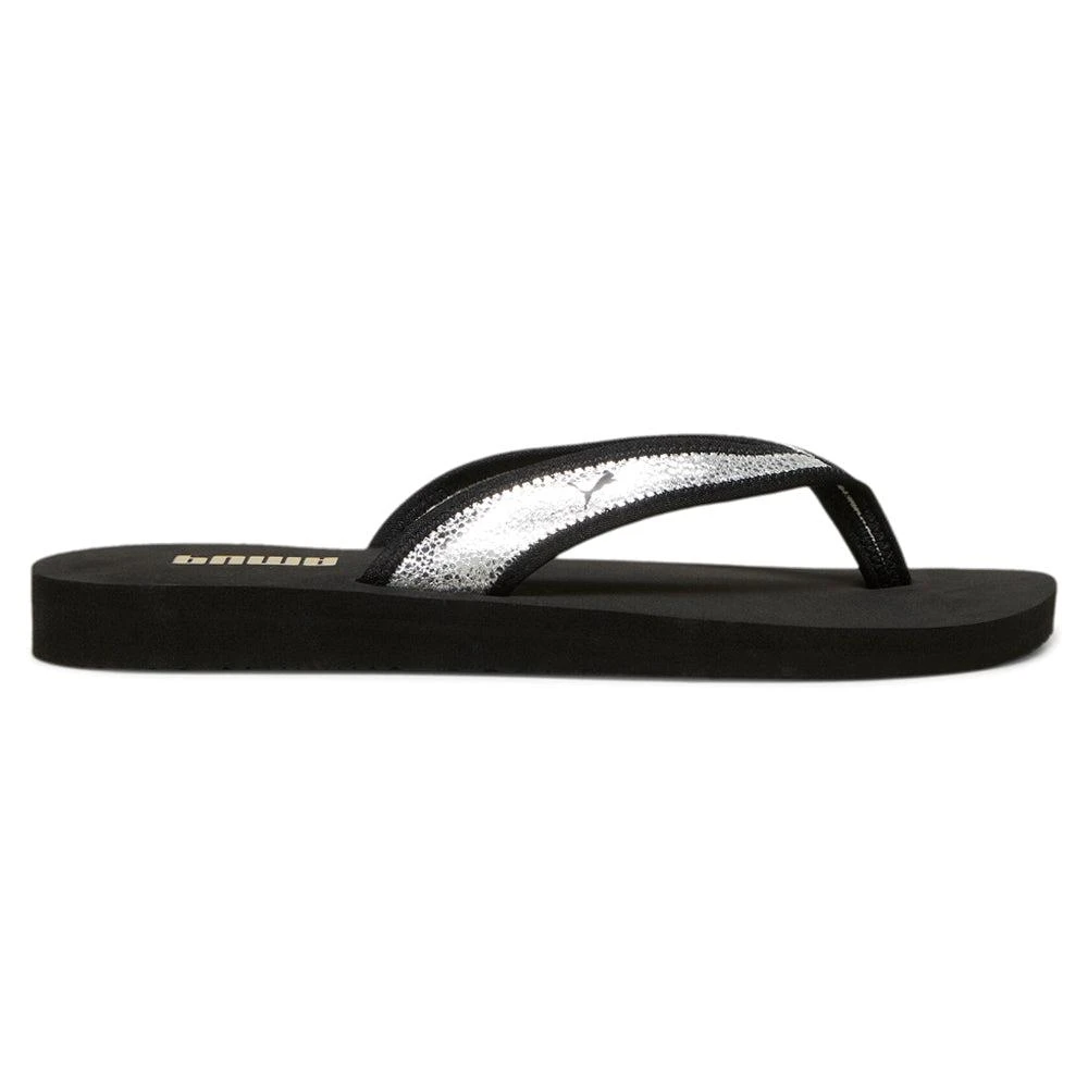 商品Puma|Sandy Metallic Shine Flip Flops,价格¥153,第1张图片