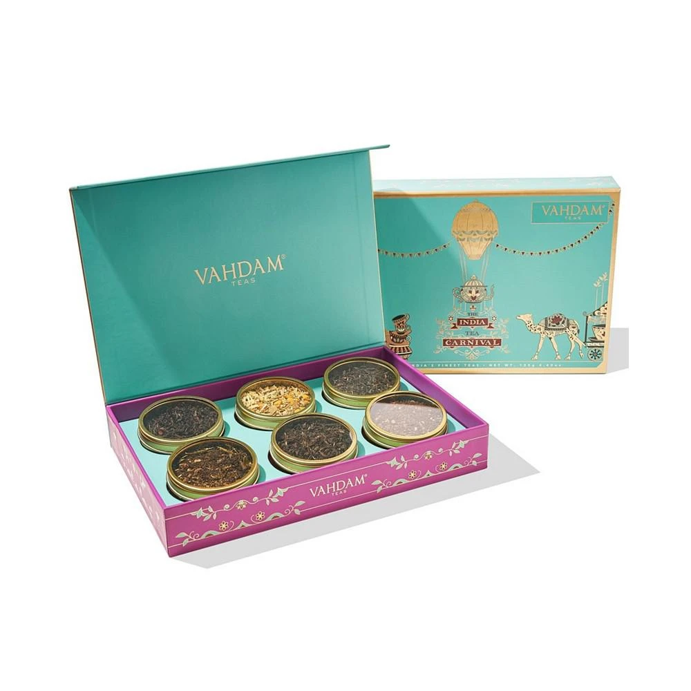 商品Vahdam Teas|The India Tea Carnival, Gift Set, 6 Teas,价格¥261,第1张图片
