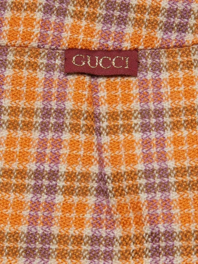 商品Gucci|Childrens Check Wool Skirt,价格¥3728,第3张图片详细描述