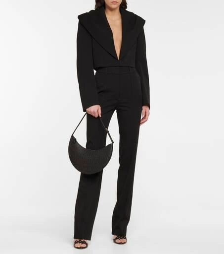 商品Alaïa|Le Demi-Lune Small leather shoulder bag,价格¥13060,第5张图片详细描述