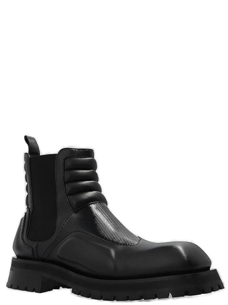 商品Balmain|Balmain Panelled Square Toe Quilted Boots,价格¥8325,第2张图片详细描述