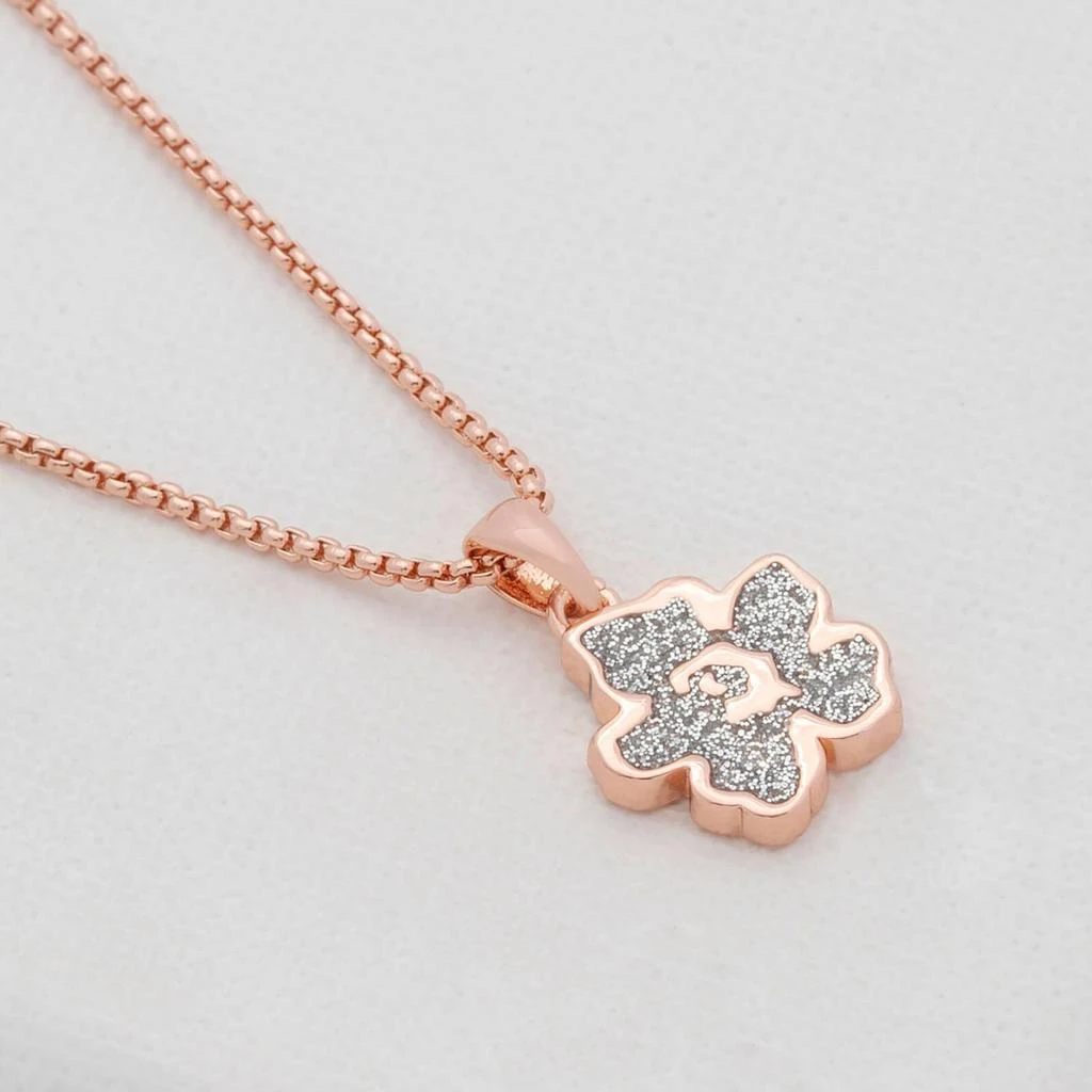 商品Ted Baker London|Ted Baker Lilea Rose Gold-Tone and Glittered Enamel Necklace,价格¥205,第5张图片详细描述