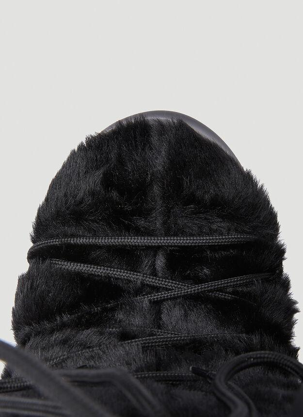Icon Faux Fur Snow Boots in Black商品第8张图片规格展示