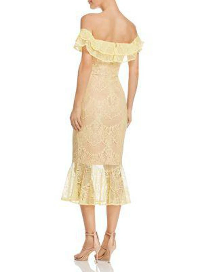 商品Jarlo|Toril Off-the-Shoulder Lace Dress,价格¥574,第2张图片详细描述
