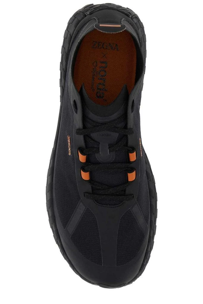 商品Zegna|Z Zegna X Norda Lace-Up Running Sneakers,价格¥3111,第3张图片详细描述