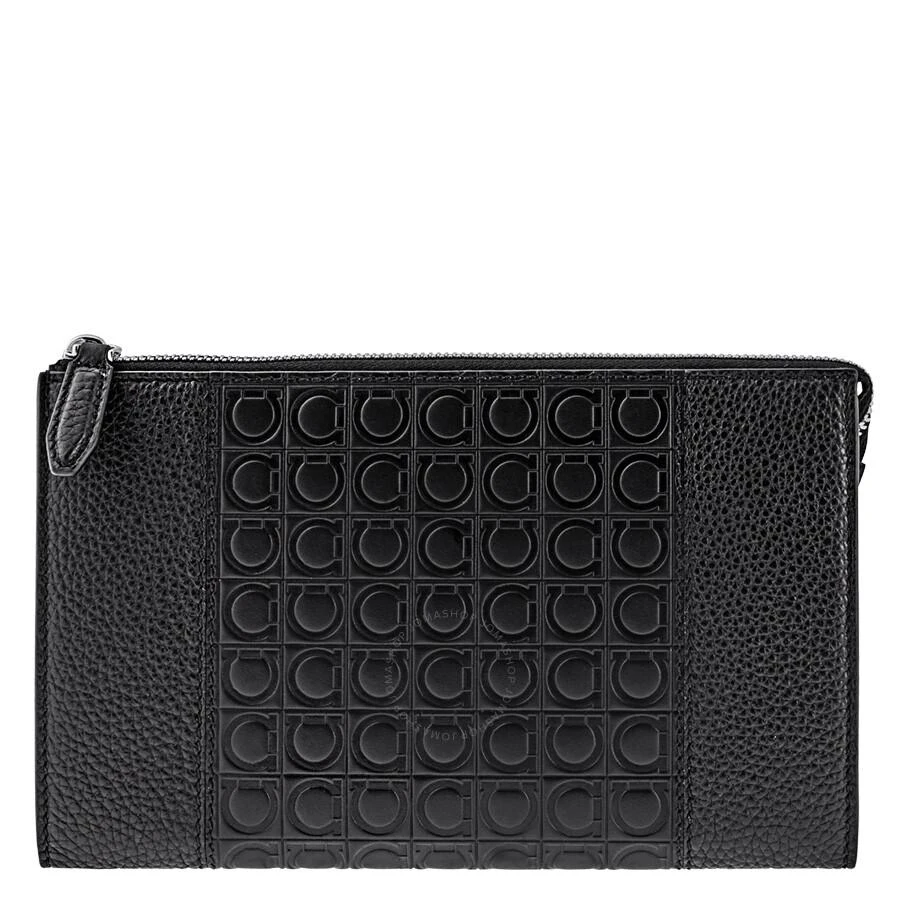 商品Salvatore Ferragamo|Firenze Gamm Document Holder Black 240865 685399,价格¥1288,第1张图片