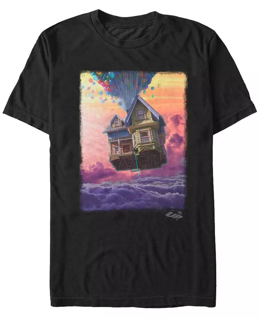 商品Disney|Disney Pixar Men's Up Balloon House Cloud Portrait, Short Sleeve T-Shirt,价格¥188,第1张图片