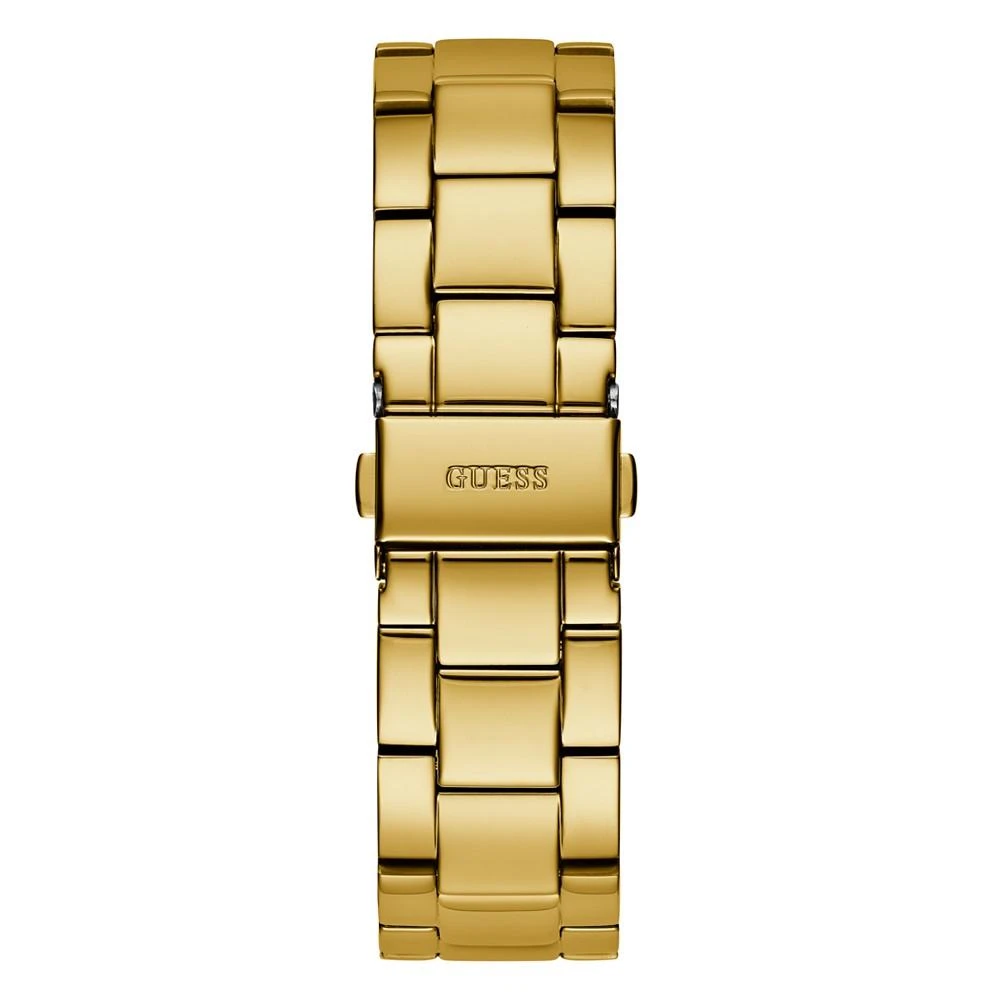 商品GUESS|Women's Gold-Tone Glitz Stainless Steel Bracelet Watch, 39mm,价格¥601,第2张图片详细描述