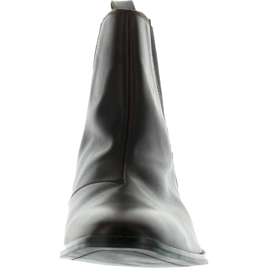 商品Steve Madden|Steve Madden Mens Leather Slip On Chelsea Boots,价格¥349,第3张图片详细描述