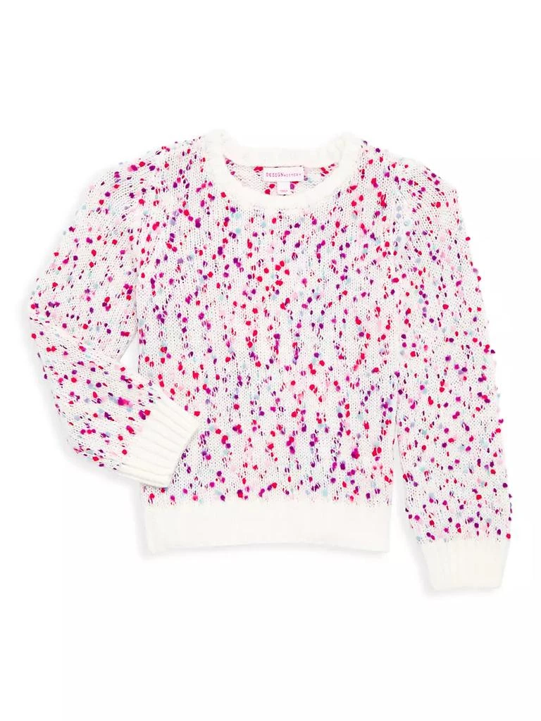 商品Design History|Little Girl's Dotted Knit Sweater,价格¥209,第1张图片