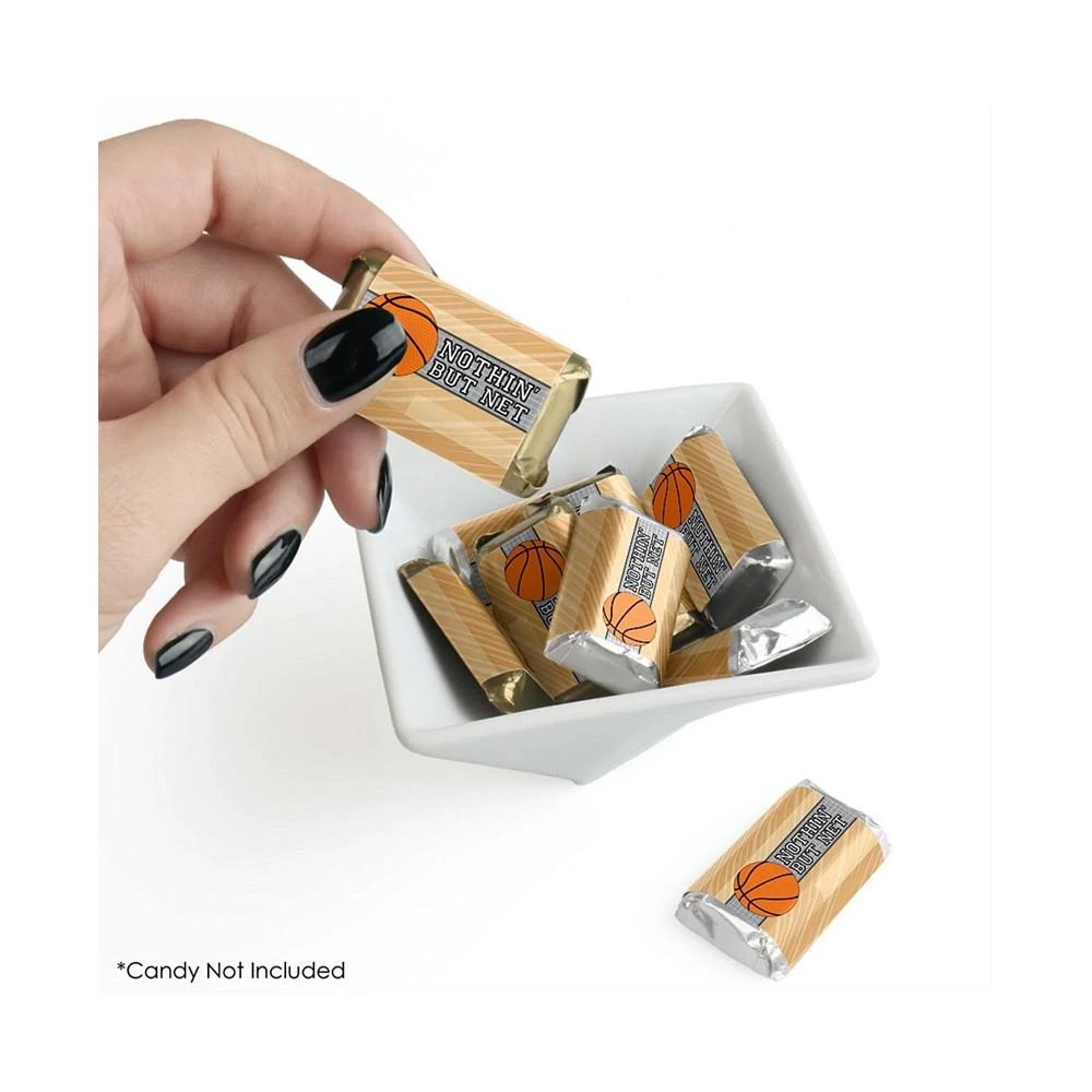 商品Big Dot of Happiness|Nothin' but Net - Basketball Mini Candy Bar Wrapper Stickers Party Favors 40 Ct,价格¥82,第2张图片详细描述