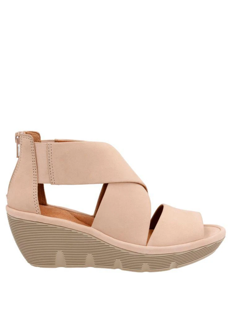商品Clarks|Clarene Glamor Open Toe Leather Sandals,价格¥977,第5张图片详细描述