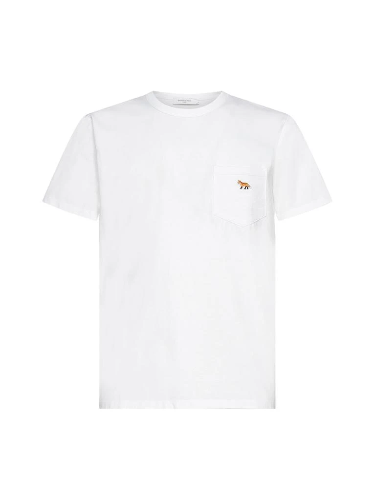 商品Maison Kitsune|Maison Kitsuné Profile Fox Patch Crewneck T-Shirt,价格¥944,第1张图片