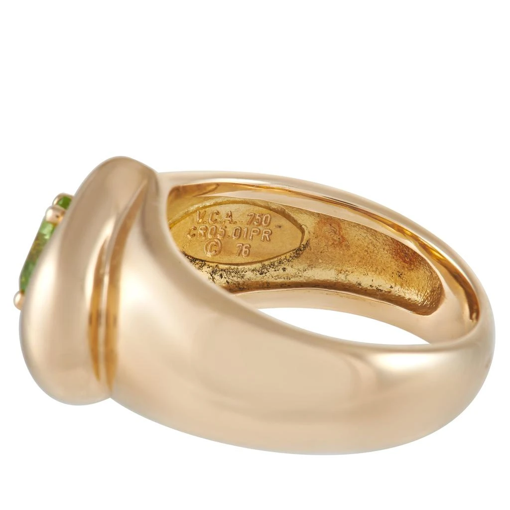 商品[二手商品] Van Cleef & Arpels|Van Cleef & Arpels 18K Yellow Gold Peridot Heart Ring,价格¥16537,第4张图片详细描述