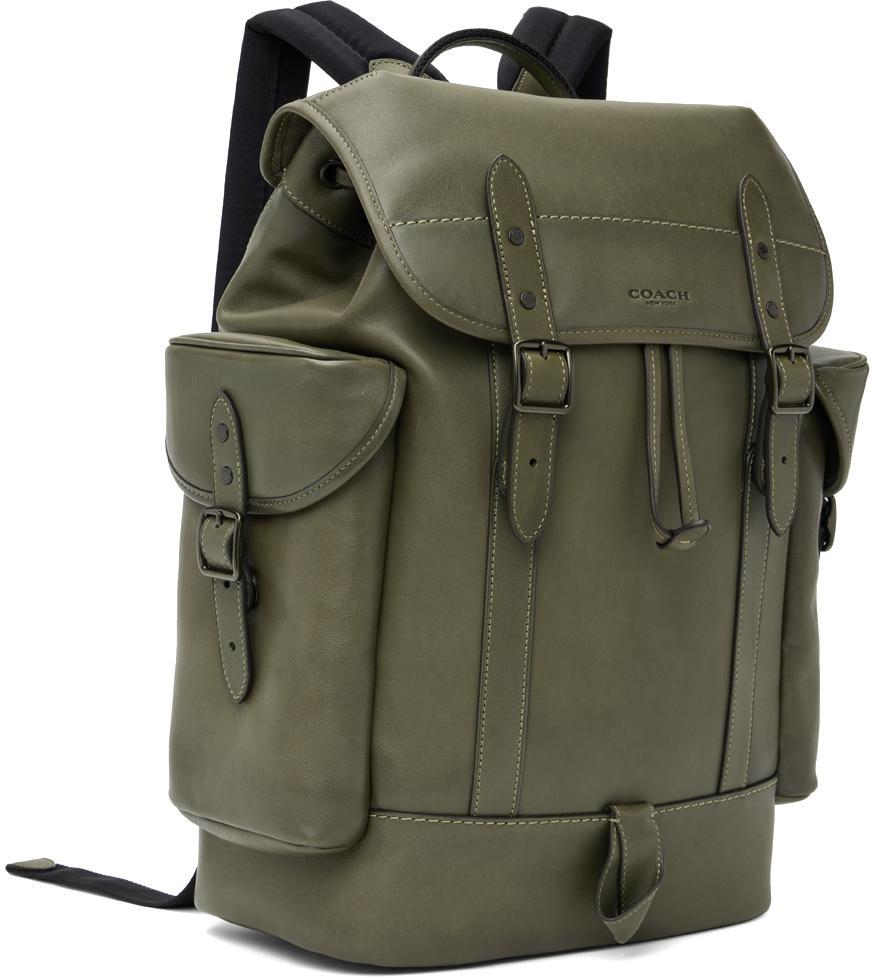 商品Coach|Green Hitch Backpack,价格¥5540,第4张图片详细描述