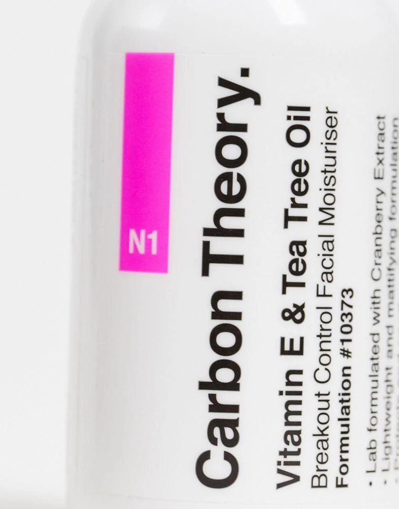 商品Carbon Theory|Carbon Theory Vitamin E & Tea Tree Oil Breakout Control Facial Moisturiser 100ml,价格¥128,第2张图片详细描述