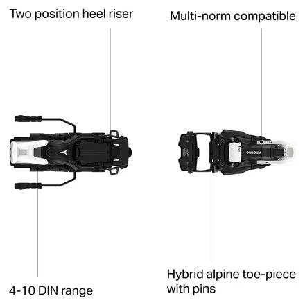 商品Atomic|Shift 10 MNC Alpine Touring Bindings - 2024,价格¥2026,第2张图片详细描述