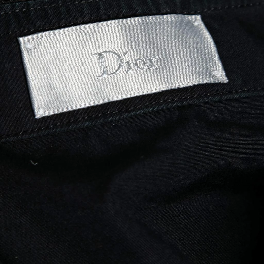 商品[二手商品] Dior|Dior Black Cotton Button Front Long Sleeve Shirt S,价格¥1126,第4张图片详细描述