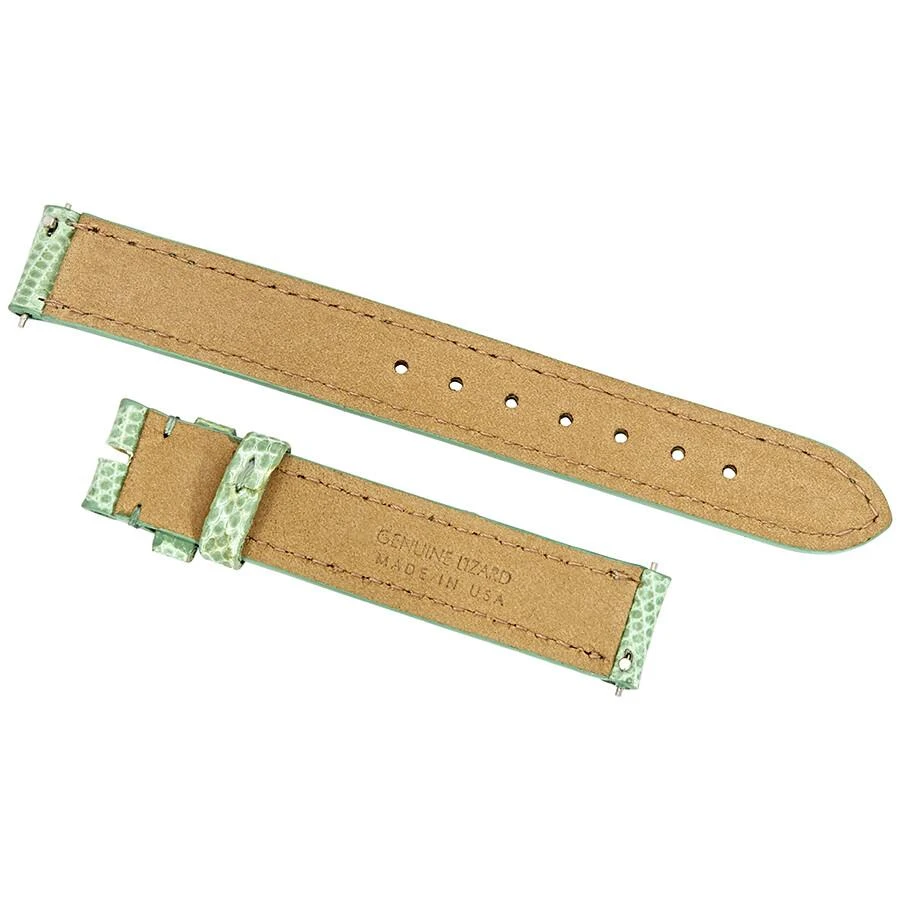 商品Hadley Roma|14 MM Matte Pastel Green Lizard Leather Strap,价格¥222,第2张图片详细描述