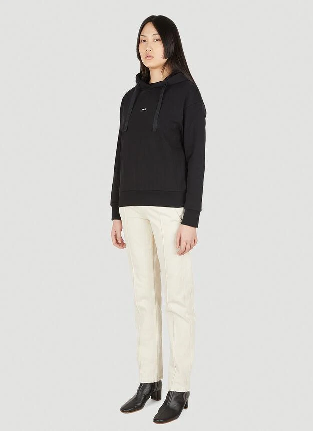 商品A.P.C.|Christina Hooded Sweatshirt in Black,价格¥794,第2张图片详细描述