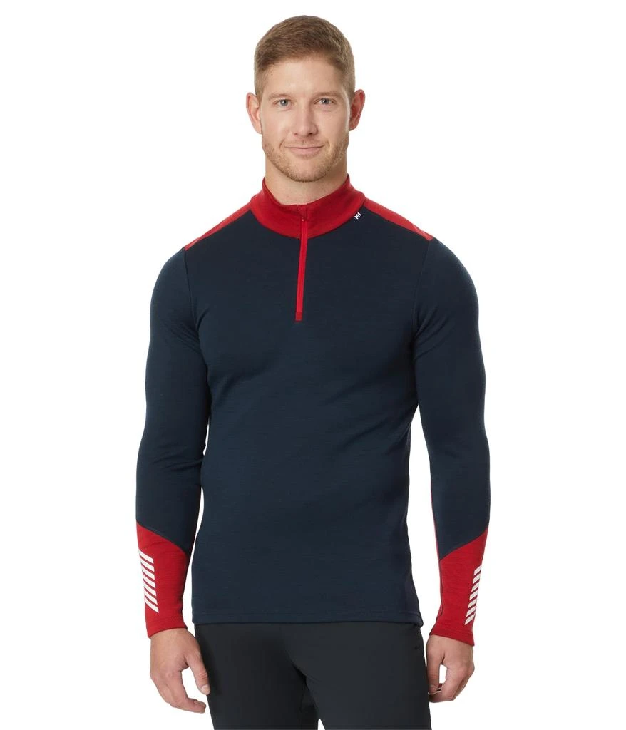 商品Helly Hansen|Lifa Merino Midweight 1/2 Zip,价格¥751,第1张图片
