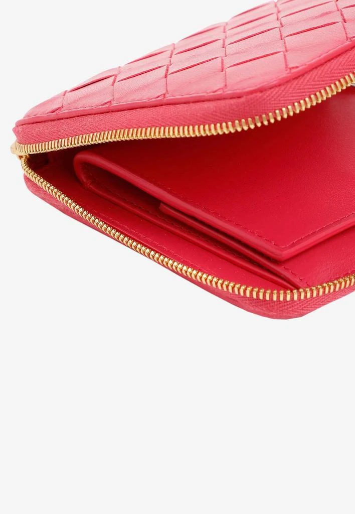 商品Bottega Veneta|Intrecciato Leather Zipped Wallet,价格¥3945,第4张图片详细描述