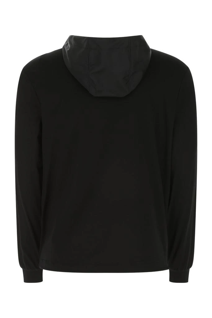 商品Prada|Black stretch cotton sweatshirt,价格¥10369,第1张图片