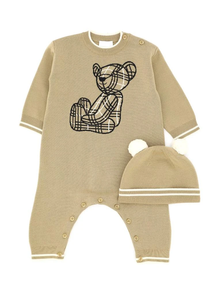商品Burberry|Burberry Kids Thomas Bear Motif Knitted Baby Gift Set,价格¥3205,第1张图片