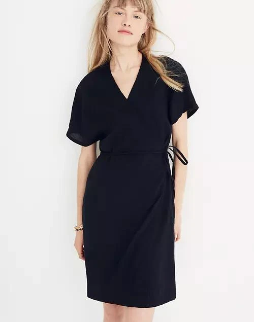 商品Madewell|Gauze Wrap Dress,价格¥472,第1张图片