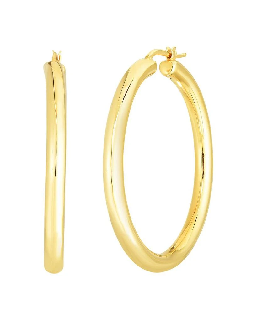 商品Roberto Coin|18K Yellow Gold Oro Classic Polished Hoop Earrings,价格¥20746,第1张图片