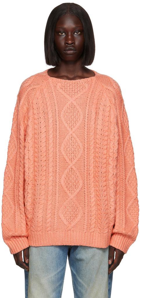 商品Essentials|Pink Raglan Sweater,价格¥1101,第1张图片