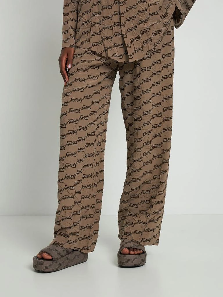 商品Balenciaga|Rise Jacquard Monogram Slide Sandals,价格¥5351,第1张图片详细描述