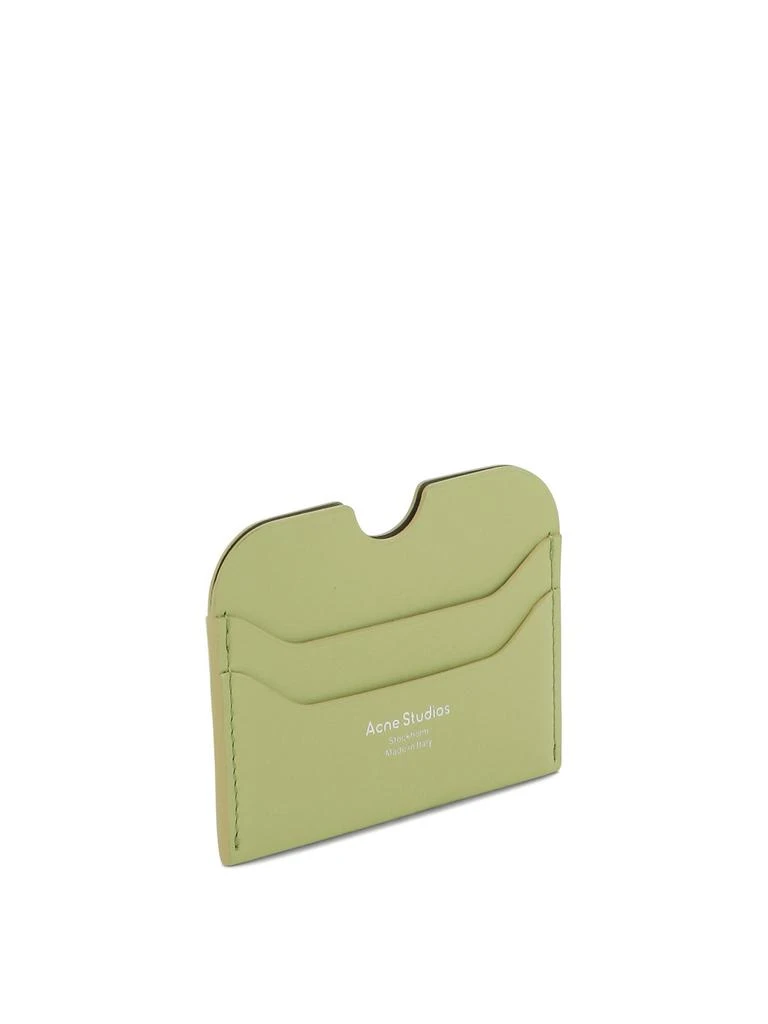 商品Acne Studios|Cardholder With Logo Wallets & Card Holders Green,价格¥825,第2张图片详细描述