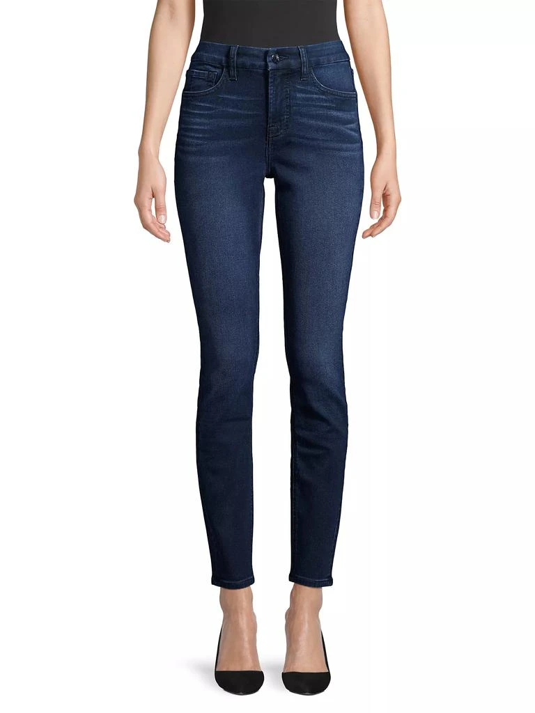 商品7 For All Mankind|Classic High-Rise Sculpting Skinny Jeans,价格¥370,第3张图片详细描述