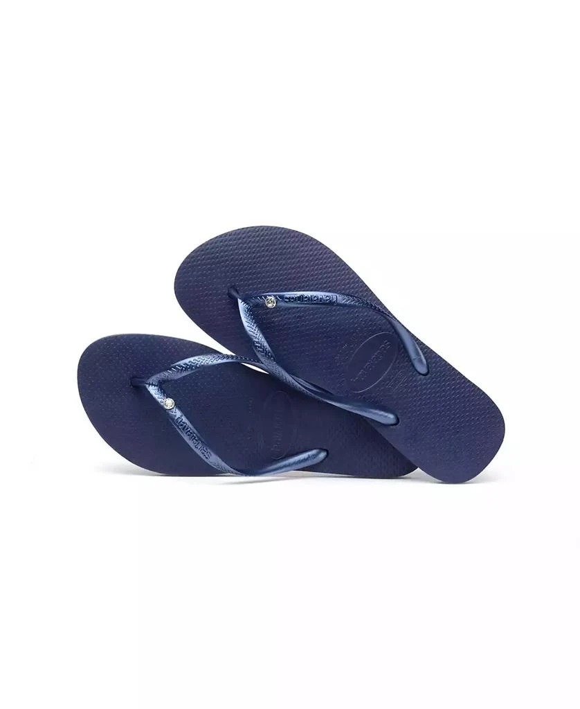 商品Havaianas|Women's Slim Swarovski Crystal II Flip Flop Sandals,价格¥285,第4张图片详细描述