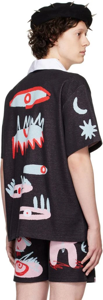 商品Charles Jeffrey Loverboy|Black Cotton Shirt,价格¥1043,第3张图片详细描述