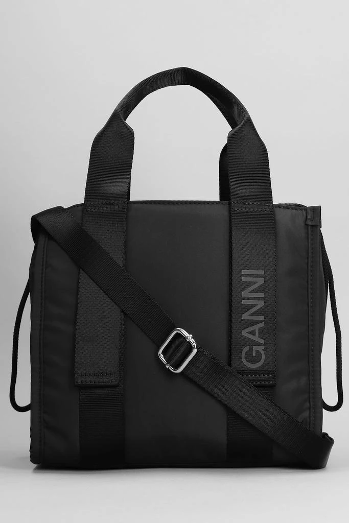 商品Ganni|Tote In Black Polyester,价格¥1876,第1张图片