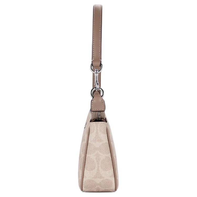 商品[国内直发] Coach|蔻驰 Nolita 19 微标Logo拉链开合 pvc 麻将包手提单肩包 小号 女款 杏色,价格¥1103,第4张图片详细描述