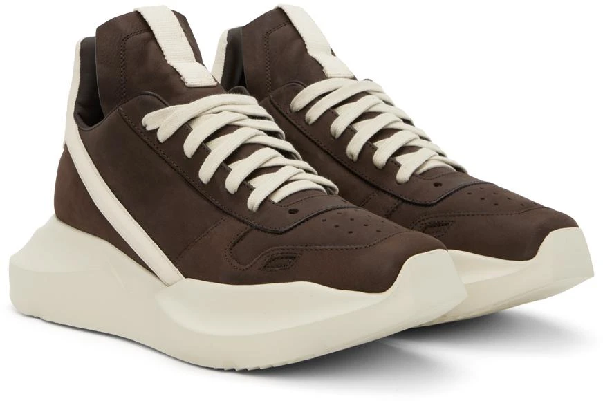 商品Rick Owens|Brown Geth Sneakers,价格¥4185,第4张图片详细描述