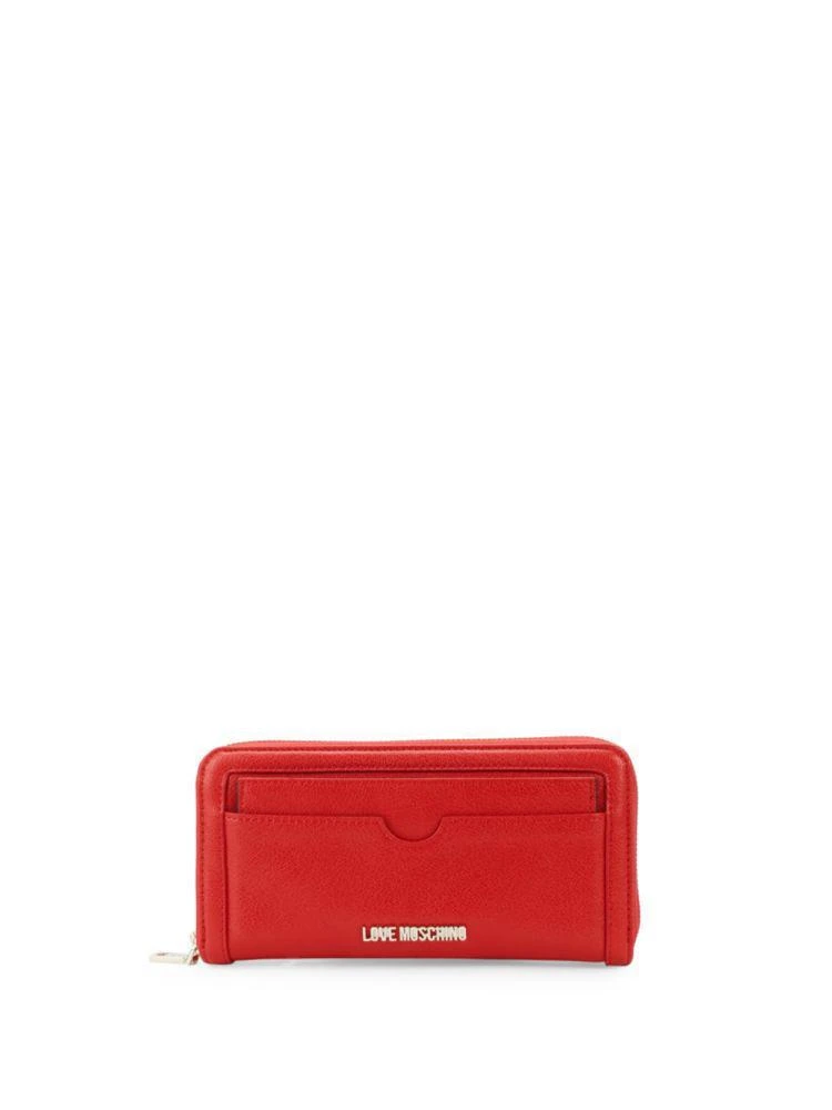 商品Moschino|Leather Multi Pocket Wallet,价格¥629,第1张图片