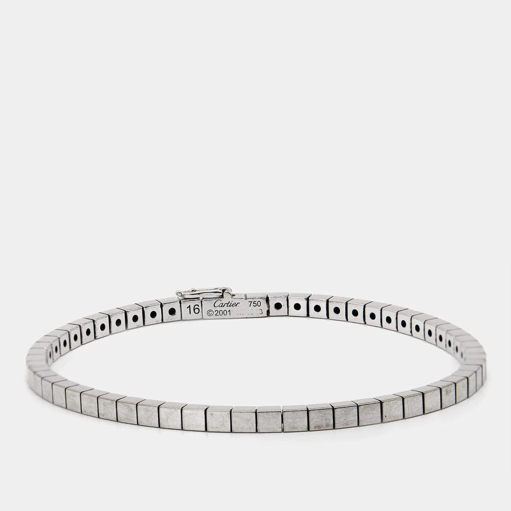 商品[二手商品] Cartier|Cartier Lanières 18K White Gold Link Bracelet Size 16,价格¥17508,第1张图片