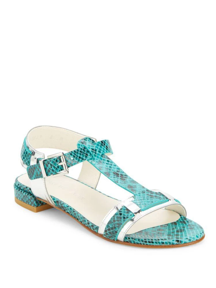 Embossed Leather Sandals 商品