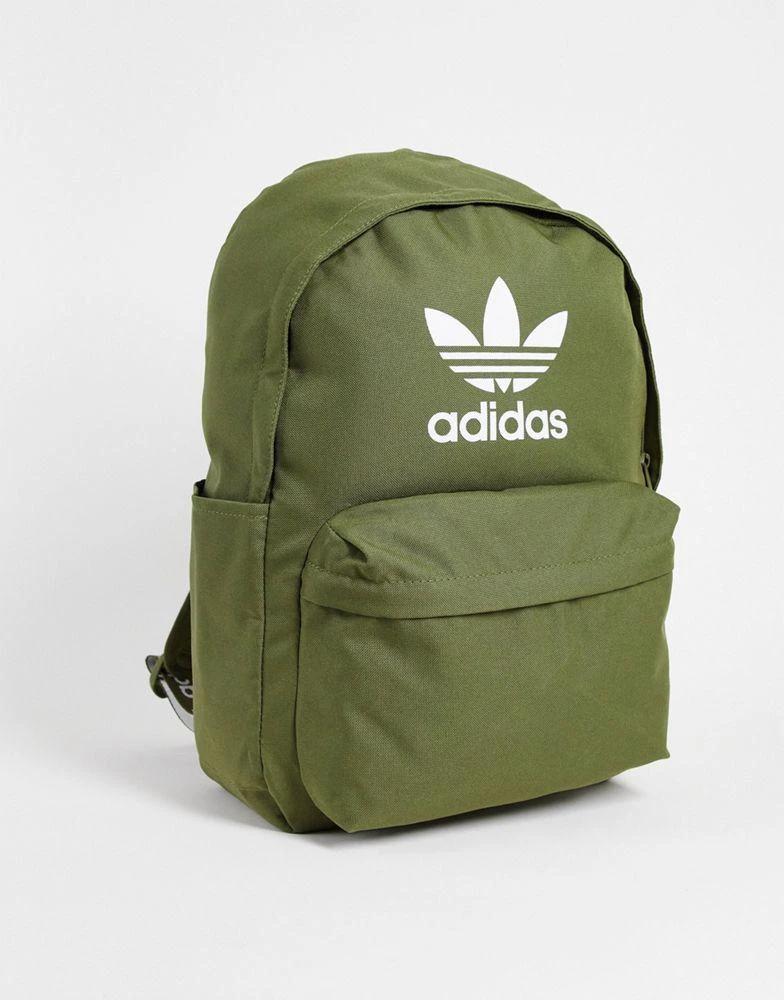 商品Adidas|adidas Originals adicolor Trefoil backpack in focus olive,价格¥175,第1张图片