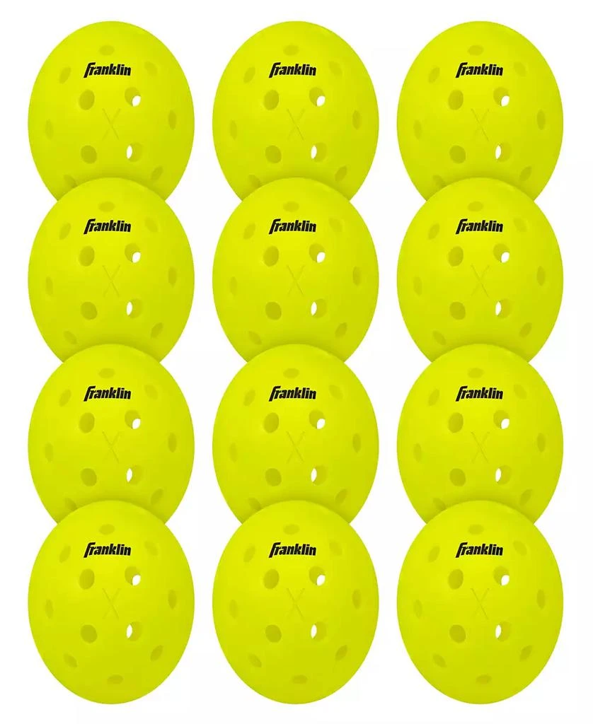 商品Franklin|X-40 Performance Outdoor Pickleballs - United Stes - Uspa Approved (12 Pack),价格¥301,第1张图片